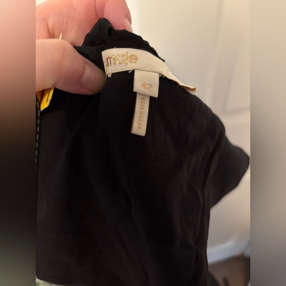 Maje Rayanette A Line Eyelet Dress EU 42 US XL - Picture 9 of 15